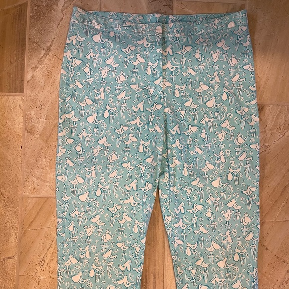 Lilly Pulitzer White Label Capris Old Salty - Picture 3 of 3